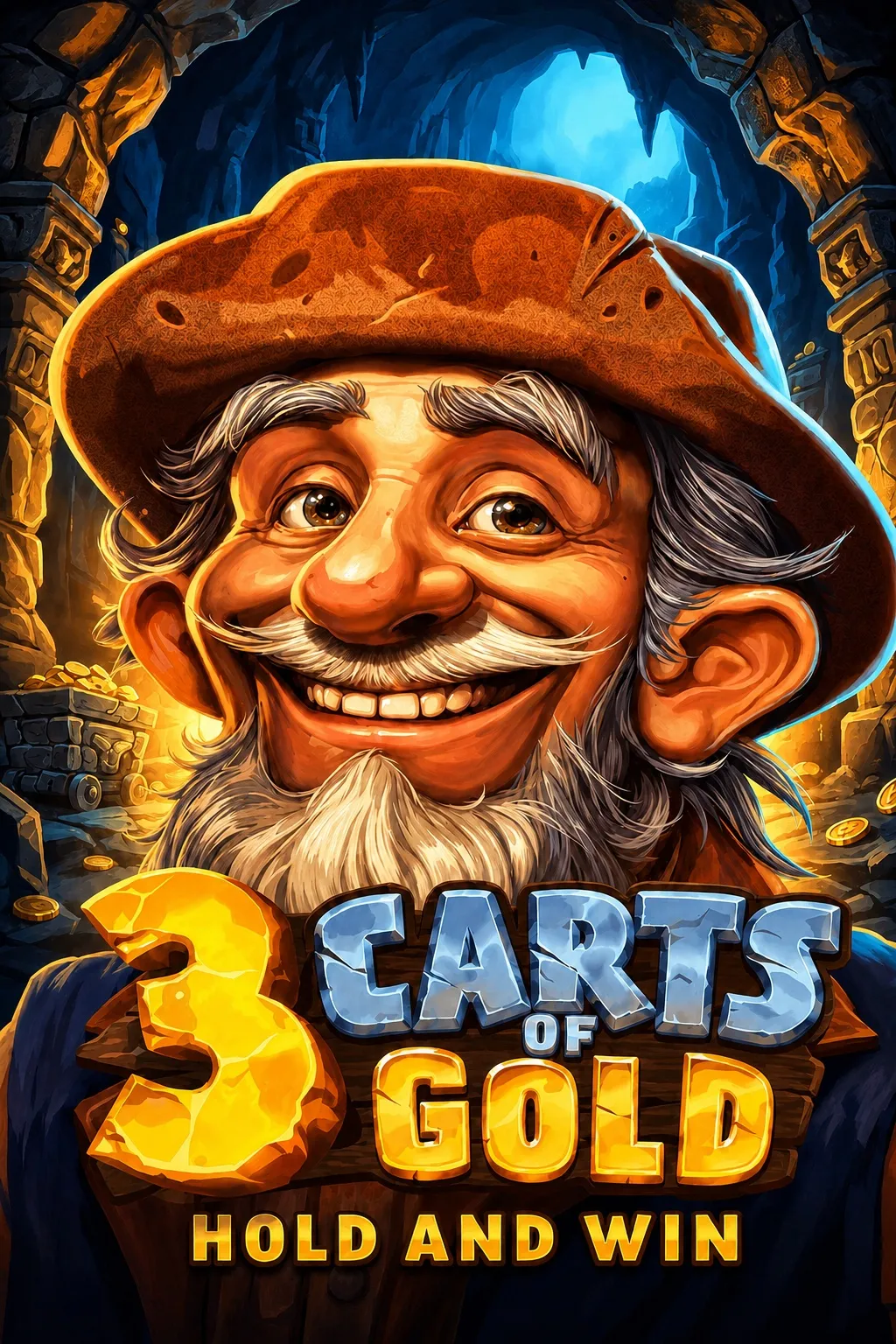 3 cards of gold hold and win