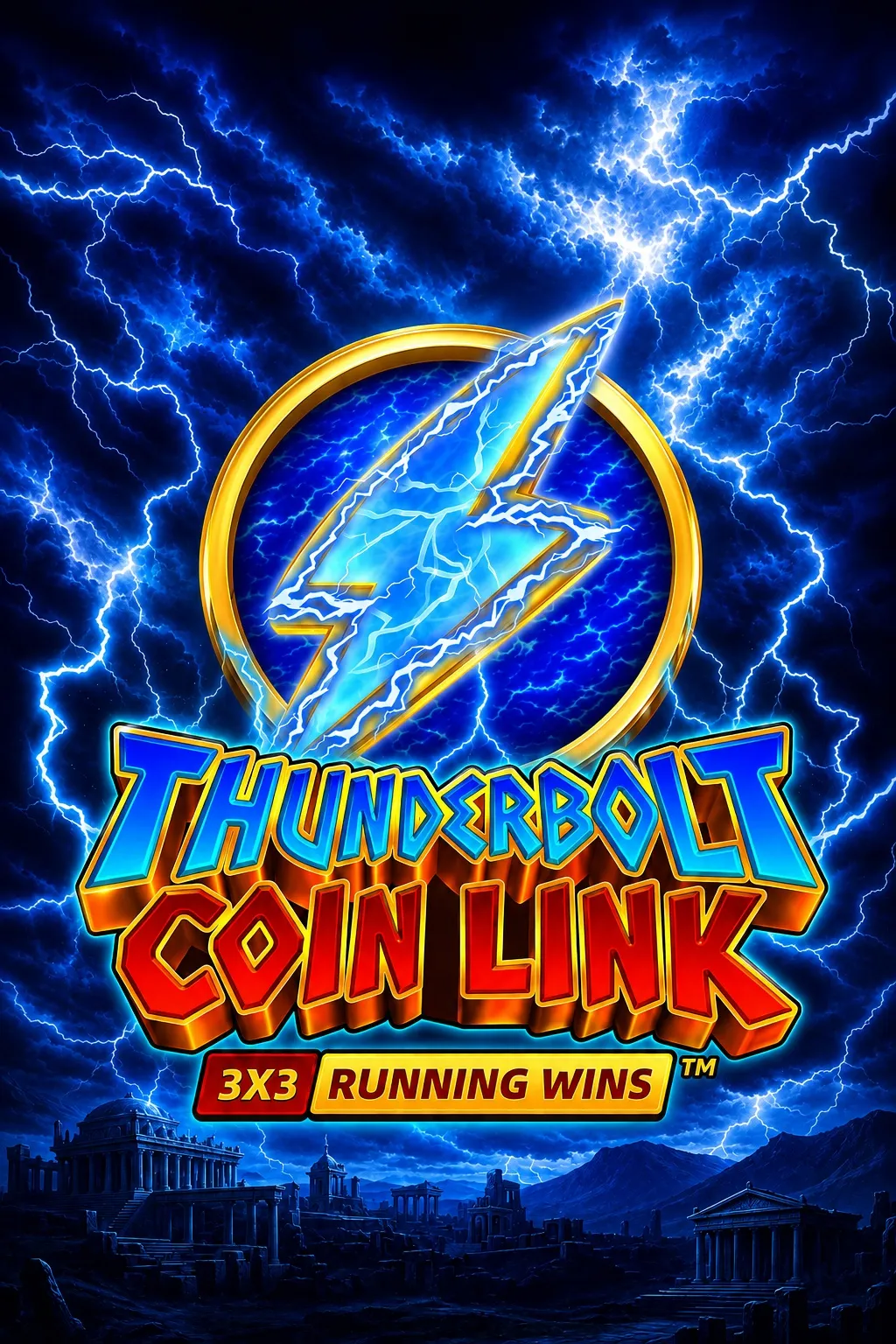 Thunderbolt coin link 3x3 running wins